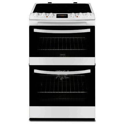 Zanussi ZCV46200WA 55cm Electric Cooker in White